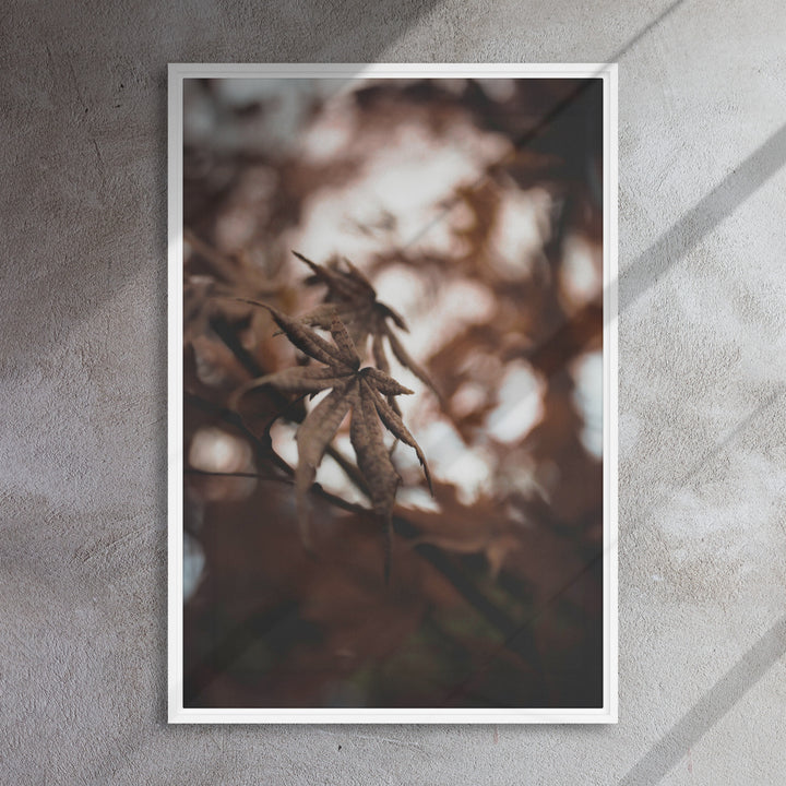 Canvas - Autumn leaves - a moment in nature