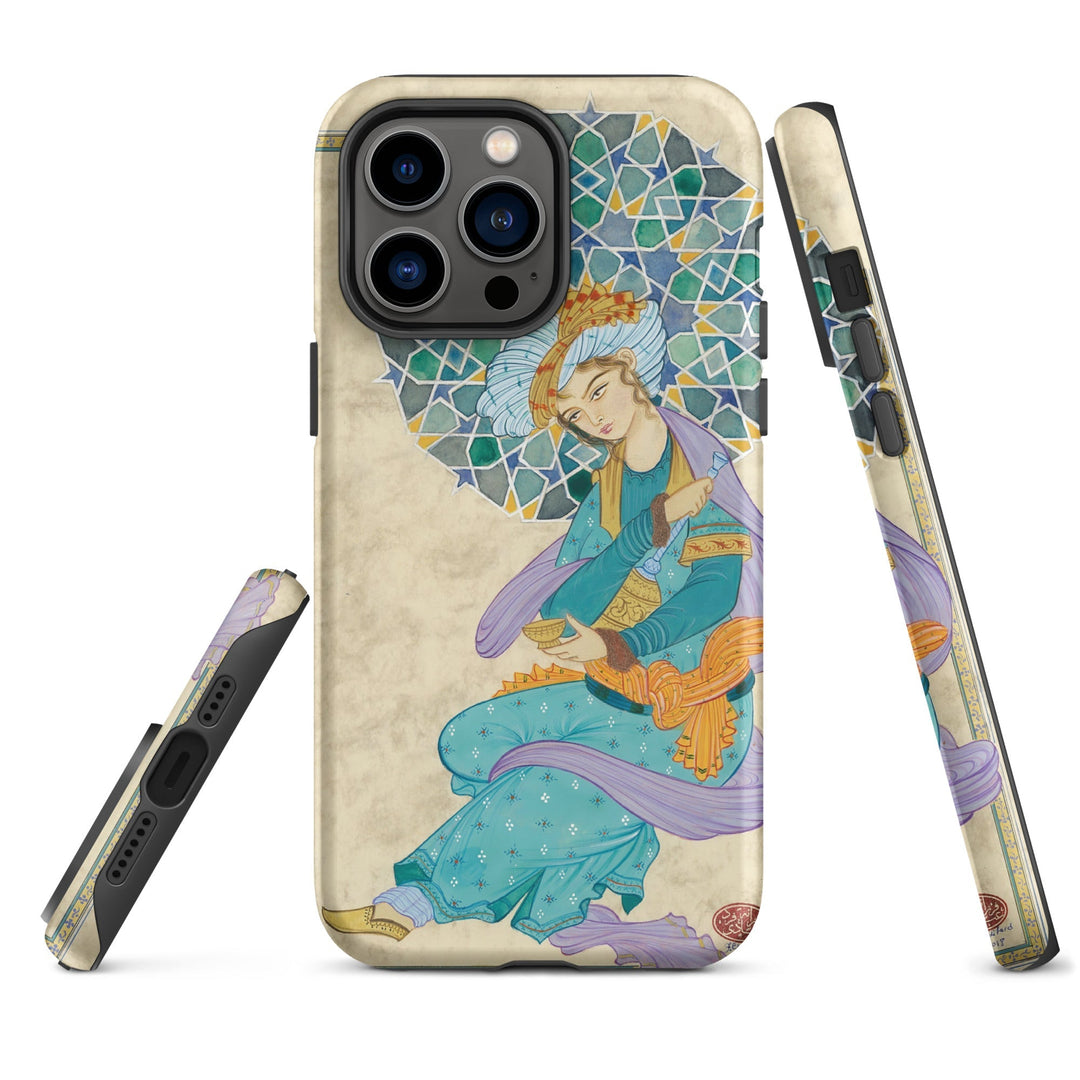 Hardcase iPhone® Handyhülle - Der Persische Mann Farzaneh Ebadifard iPhone 14 Pro Max artlia