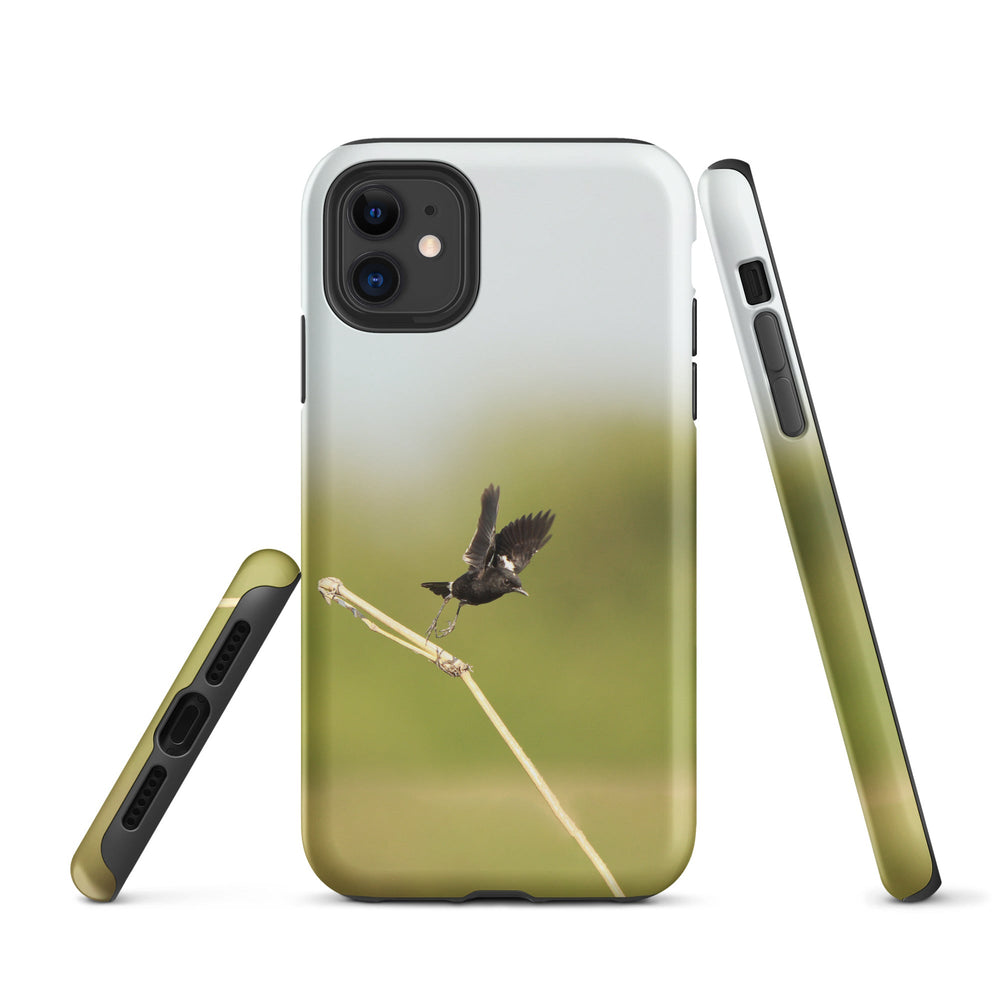 Hardcase iPhone® Handyhülle - Elsterschmätzer Pied Bushchat Young Han Song iPhone 11 artlia