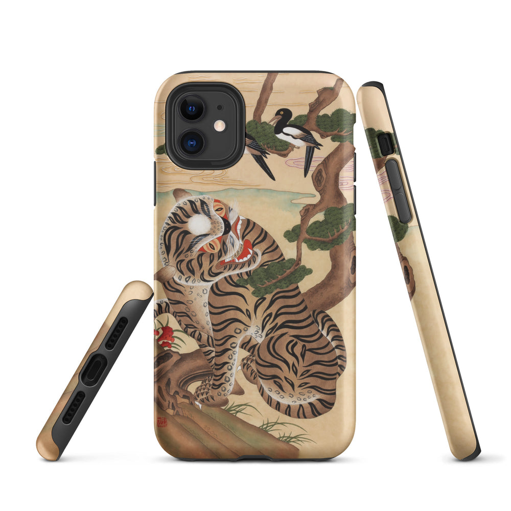 Hardcase iPhone® Handyhülle - Tiger und Elster Kuratoren von artlia iPhone 11 artlia