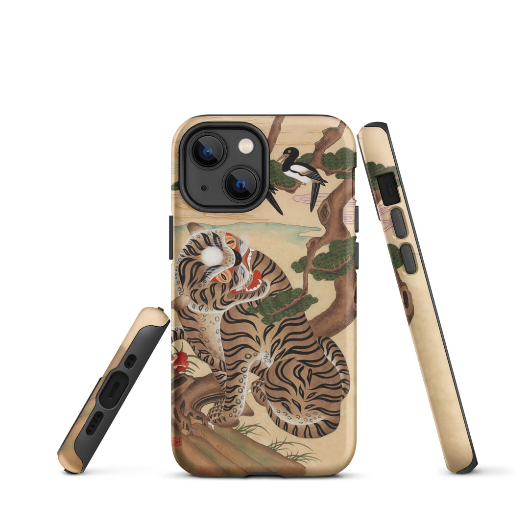 Hardcase iPhone® Handyhülle - Tiger und Elster Kuratoren von artlia iPhone 13 mini artlia