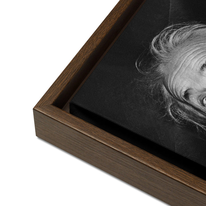 Leinwand - Albert Einstein Zunge artlia