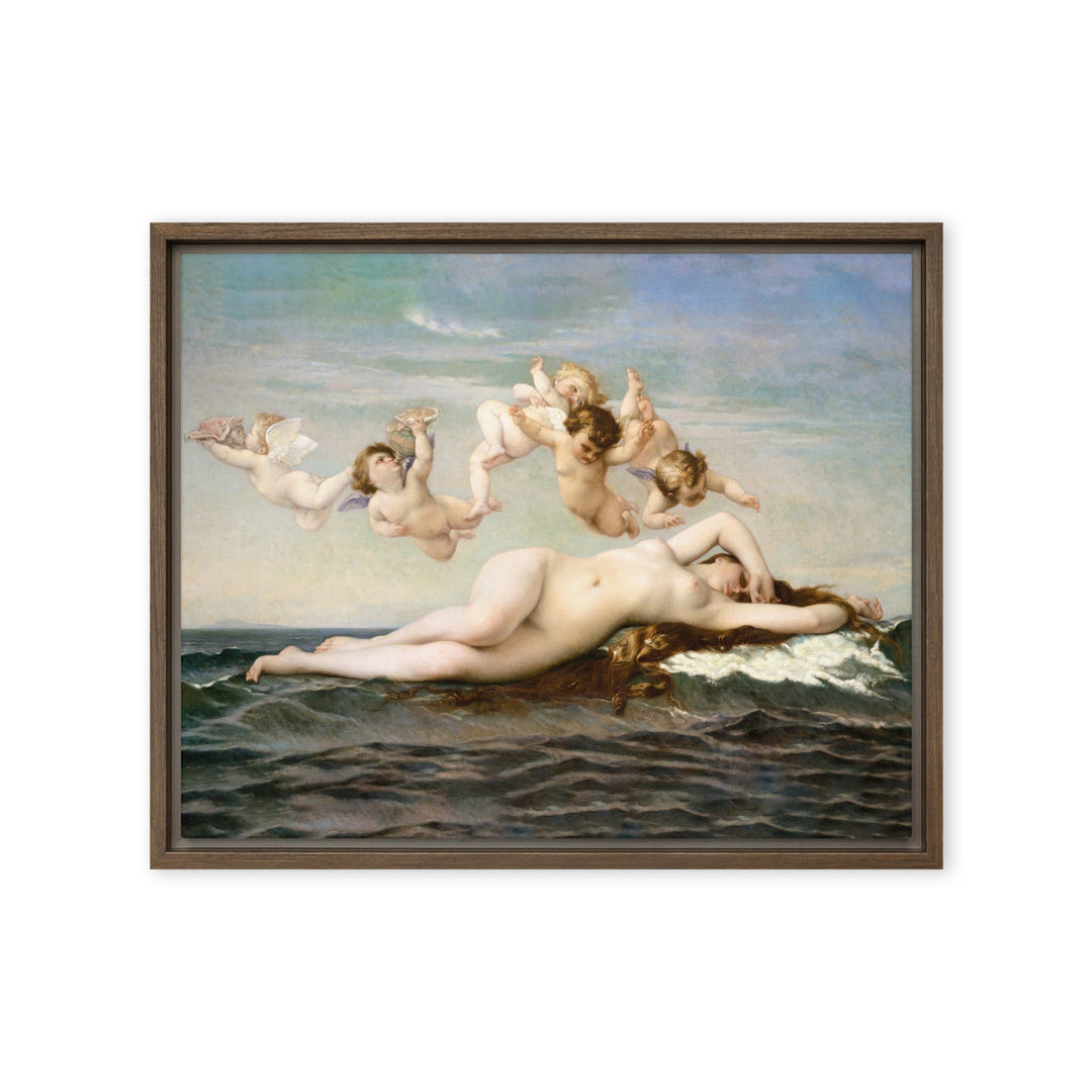 Leinwand - Alexandre Cabanel, Die Geburt der Venus Braun / 41x51 cm (16″×20″) artlia