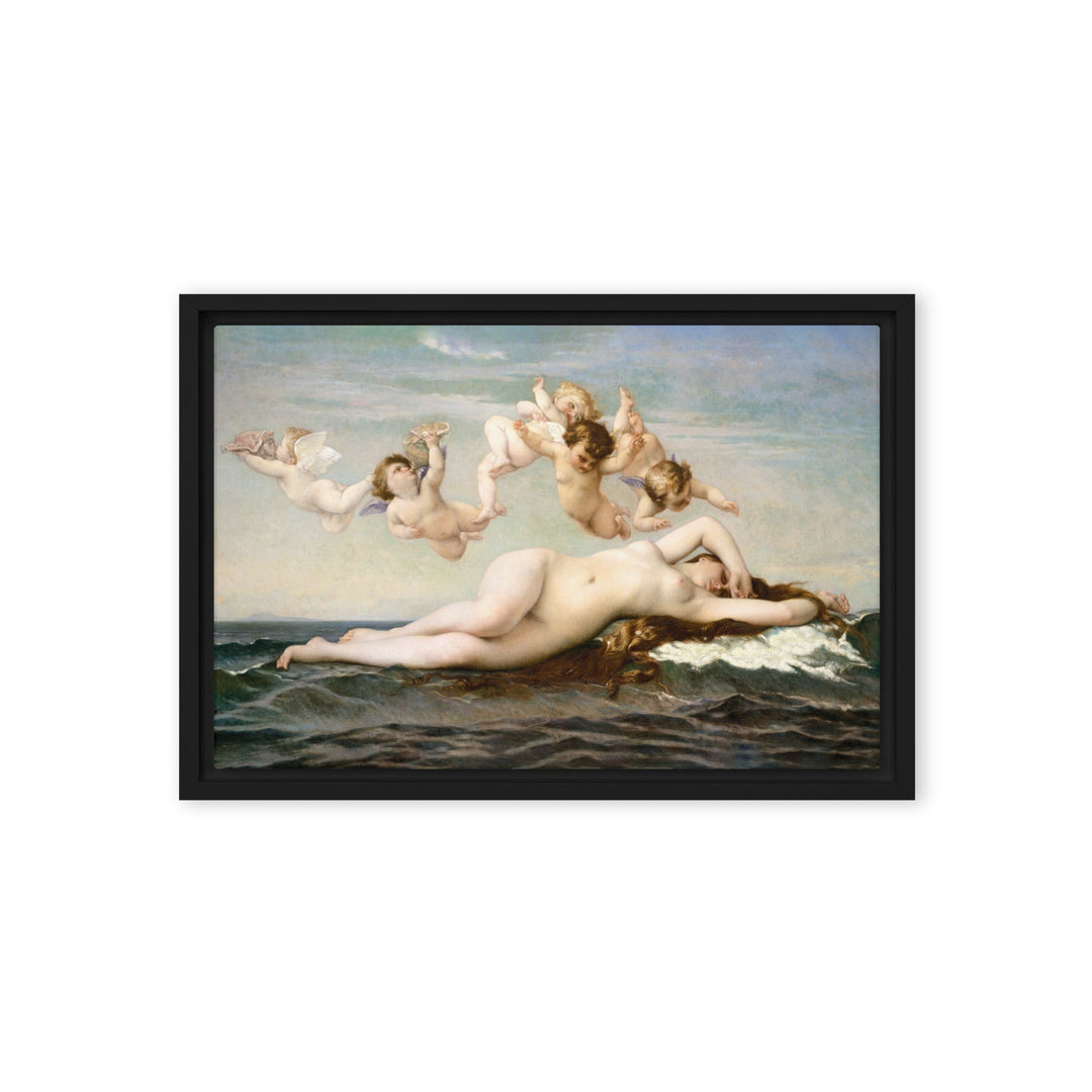Leinwand - Alexandre Cabanel, Die Geburt der Venus Schwarz / 31x46 cm (12″×18″) artlia