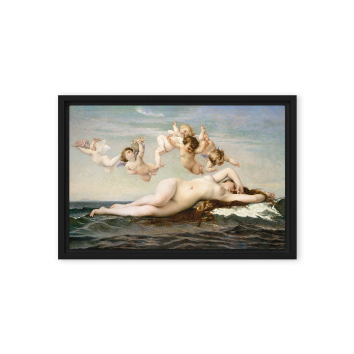 Leinwand - Alexandre Cabanel, Die Geburt der Venus Schwarz / 31x46 cm (12″×18″) artlia