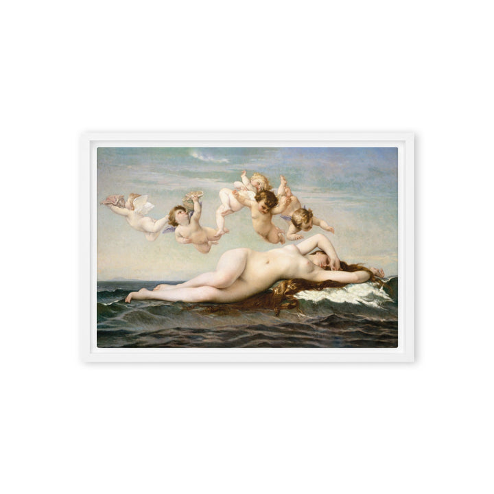 Leinwand - Alexandre Cabanel, Die Geburt der Venus Weiß / 31x46 cm (12″×18″) artlia