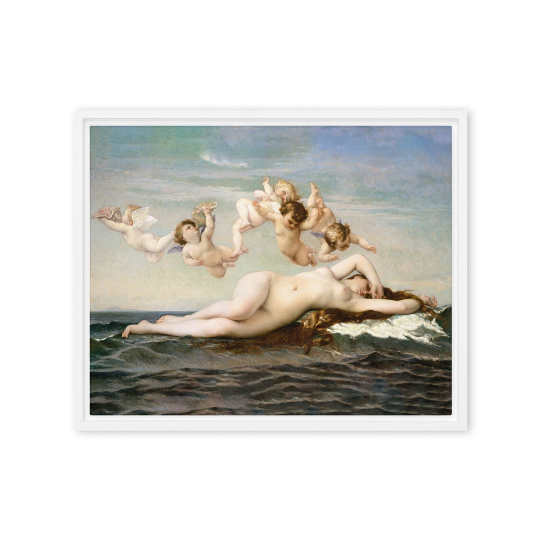Leinwand - Alexandre Cabanel, Die Geburt der Venus Weiß / 41x51 cm (16″×20″) artlia