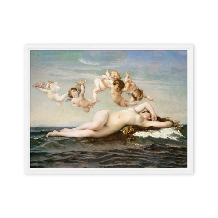 Leinwand - Alexandre Cabanel, Die Geburt der Venus Weiß / 61x81 cm (24″×32″) artlia