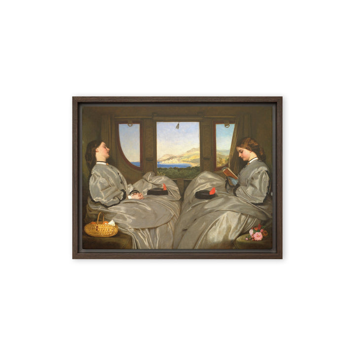 Leinwand - Augustus Leopold Egg, The Travelling Companions Augustus Leopold Egg Braun / 31x41 cm (12″×16″) artlia