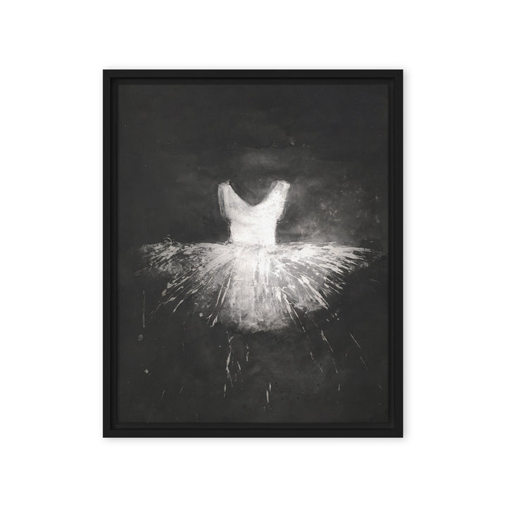 Leinwand - Ballett Kostüm Schwarz / 41x51 cm (16″×20″) artlia