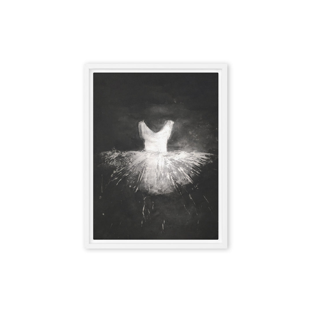 Leinwand - Ballett Kostüm Weiß / 31x41 cm (12″×16″) artlia
