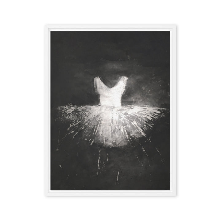 Leinwand - Ballett Kostüm Weiß / 46x61 cm (18″×24″) artlia