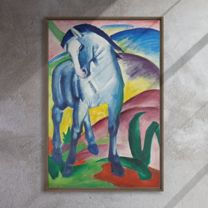 Leinwand - Franz Marc, Blaues Pferd I artlia