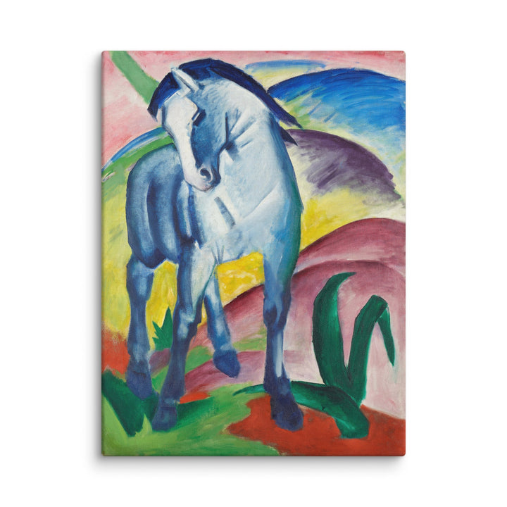 Leinwand - Franz Marc, Blaues Pferd I ohne Rahmen / 31x41 cm (12″×16″) artlia