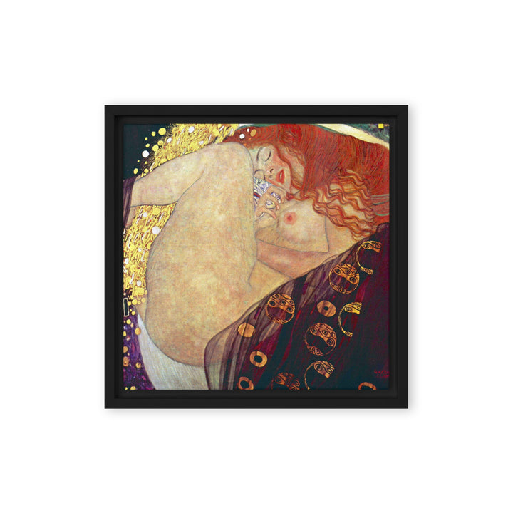 Leinwand - Gustav Klimt, Danae Schwarz / 30x30 cm (12″×12″) artlia