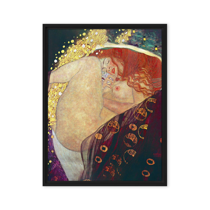 Leinwand - Gustav Klimt, Danae Schwarz / 46x61 cm (18″×24″) artlia