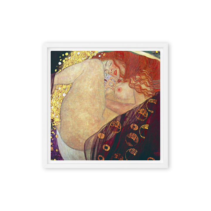 Leinwand - Gustav Klimt, Danae Weiß / 30x30 cm (12″×12″) artlia