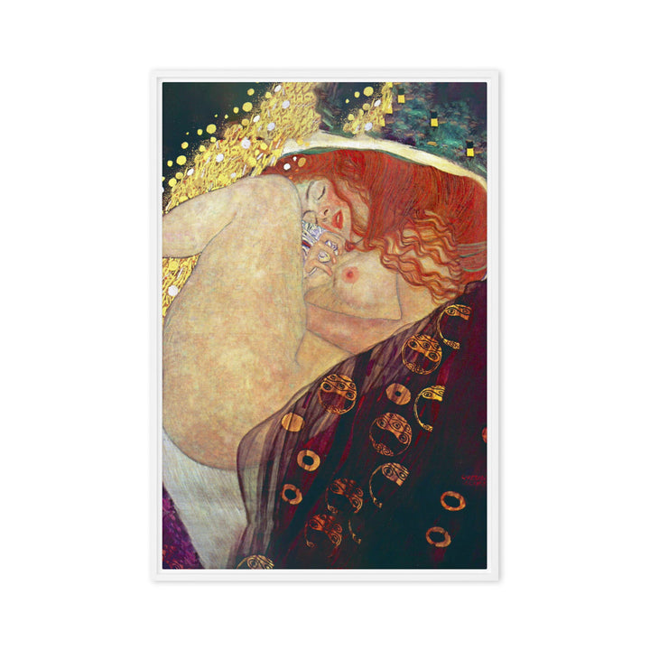 Leinwand - Gustav Klimt, Danae Weiß / 61x91 cm (24″×36″) artlia