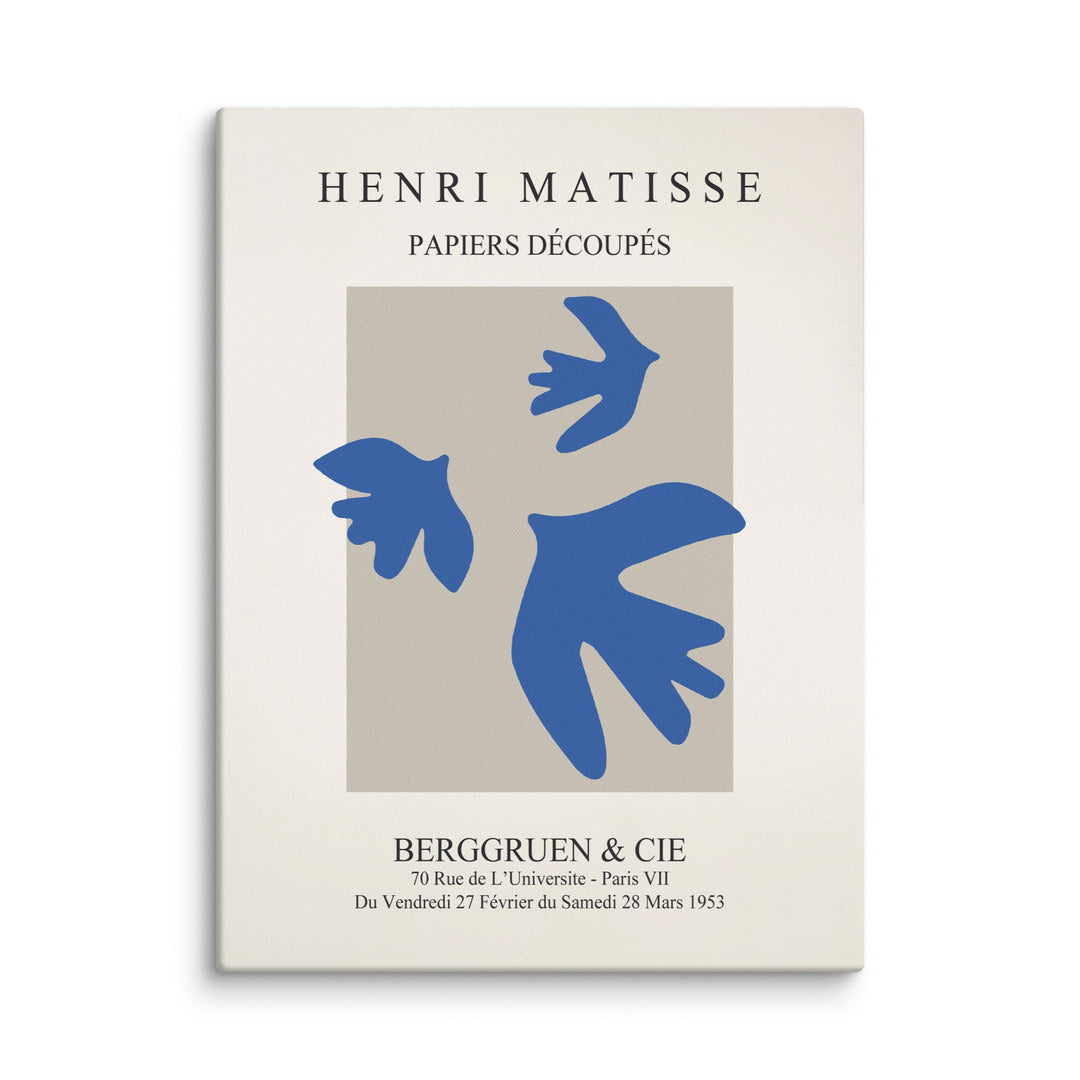 Leinwand - Henri Matisse, blaue Vögel Henri Matisse ohne Rahmen / 31x41 cm (12″×16″) artlia