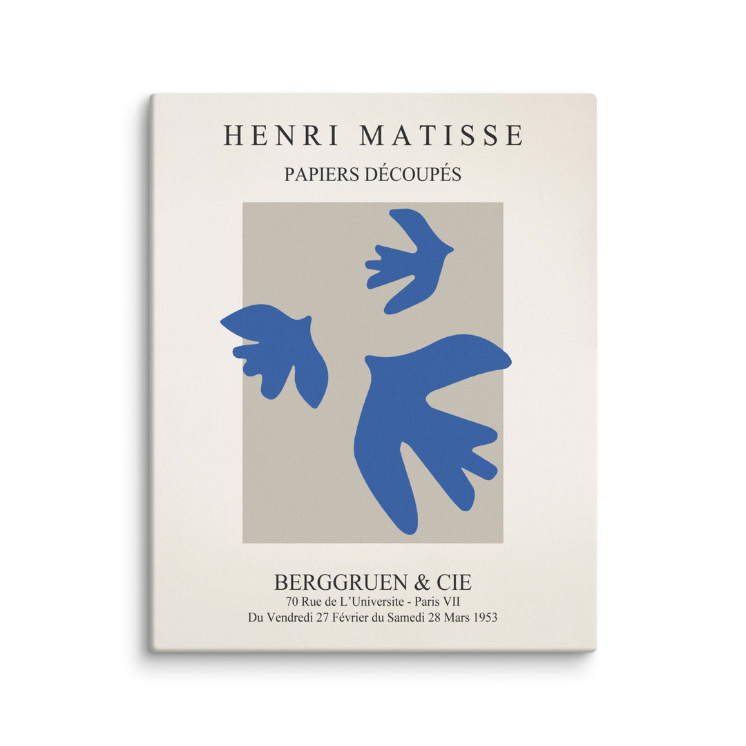 Leinwand - Henri Matisse, blaue Vögel Henri Matisse ohne Rahmen / 41x51 cm (16″×20″) artlia