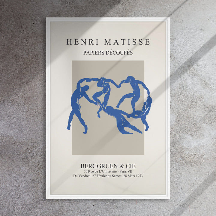 Leinwand - Henri Matisse, Papier Découpés blauer Tanz Henri Matisse artlia