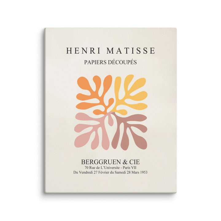 Leinwand - Henri Matisse, Papier Découpés bunte Blätter Henri Matisse ohne Rahmen / 41x51 cm (16″×20″) artlia