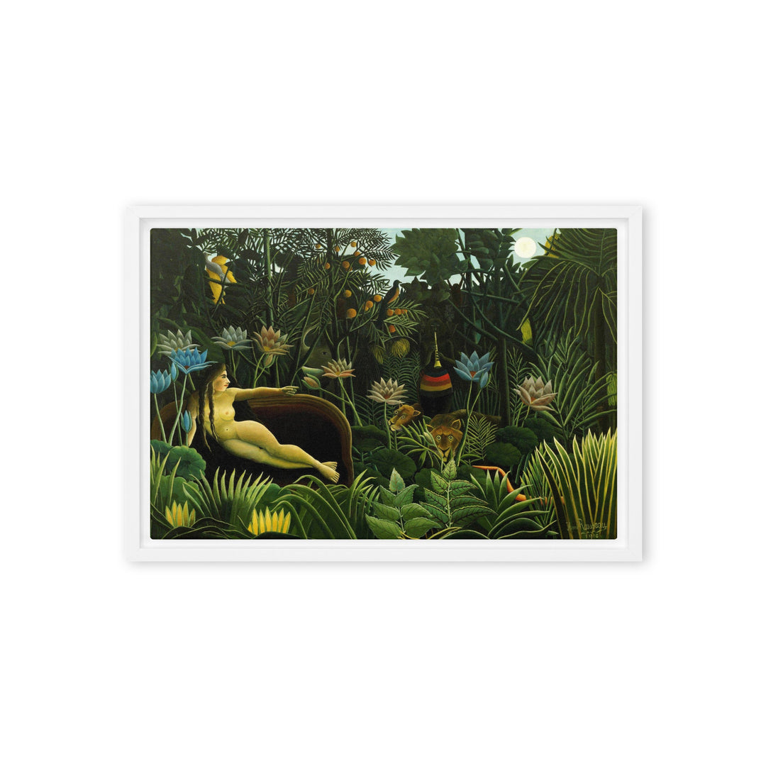 Leinwand - Henri Rousseau, Der Traum Henri Rousseau Weiß / 31x46 cm (12″×18″) artlia