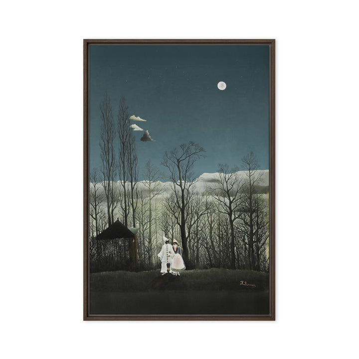 Leinwand - Henri Rousseau, Karnevalsabend Henri Rousseau Braun / 61x91 cm (24″×36″) artlia