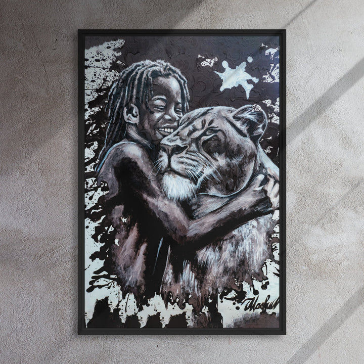 Leinwand - Her Cub, Nokuthula M Mpofu artlia