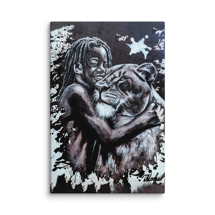 Leinwand - Her Cub, Nokuthula M Mpofu ohne Rahmen / 51x76 cm (20″×30″) artlia