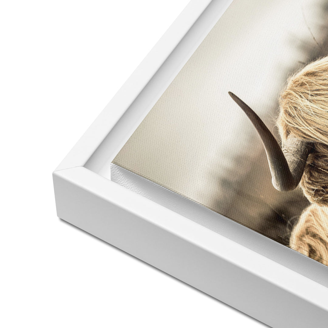 Leinwand - Highland Cattle Retro artlia
