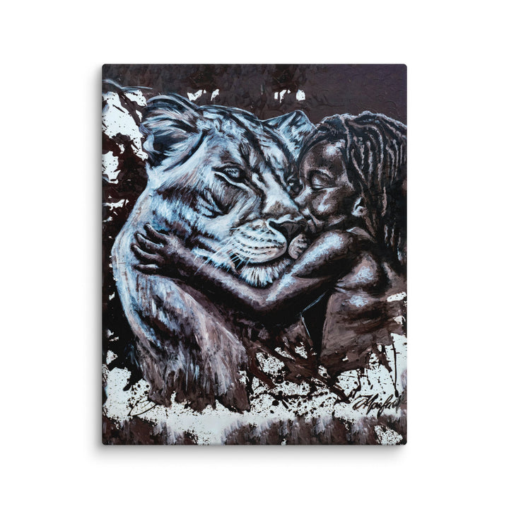 Leinwand - His Mother, Nokuthula M Mpofu ohne Rahmen / 41x51 cm (16″×20″) artlia