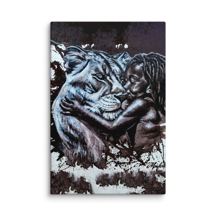 Leinwand - His Mother, Nokuthula M Mpofu ohne Rahmen / 51x76 cm (20″×30″) artlia