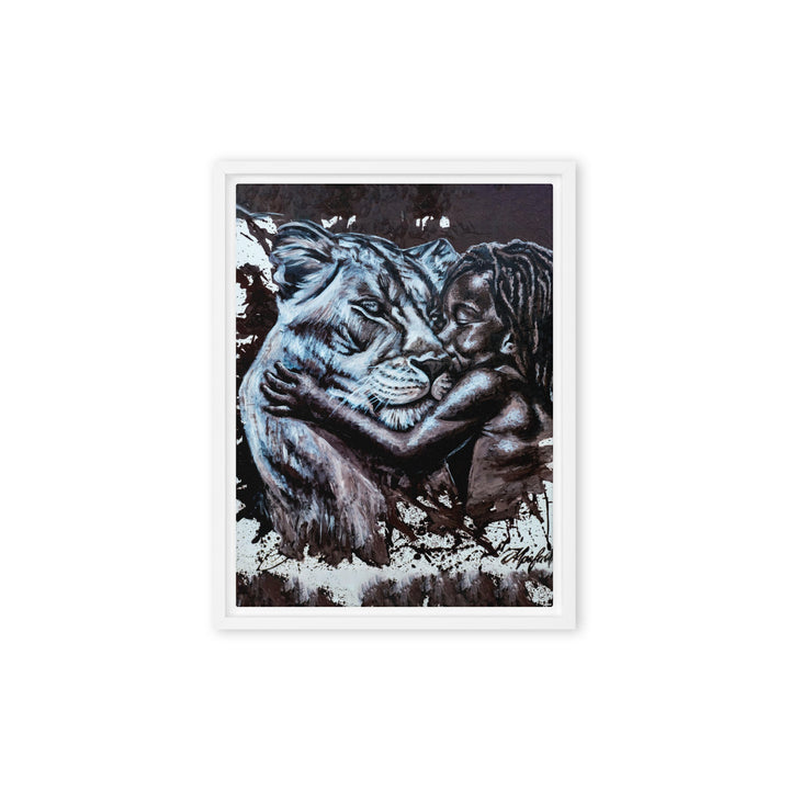 Leinwand - His Mother, Nokuthula M Mpofu Weiß / 31x41 cm (12″×16″) artlia