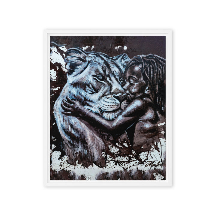 Leinwand - His Mother, Nokuthula M Mpofu Weiß / 41x51 cm (16″×20″) artlia