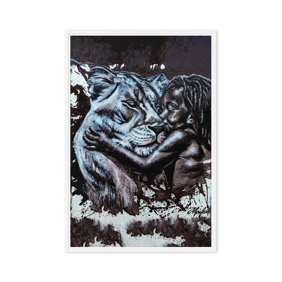 Leinwand - His Mother, Nokuthula M Mpofu Weiß / 51x76 cm (20″×30″) artlia