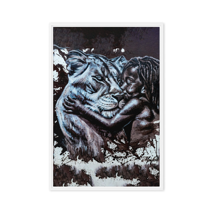 Leinwand - His Mother, Nokuthula M Mpofu Weiß / 51x76 cm (20″×30″) artlia