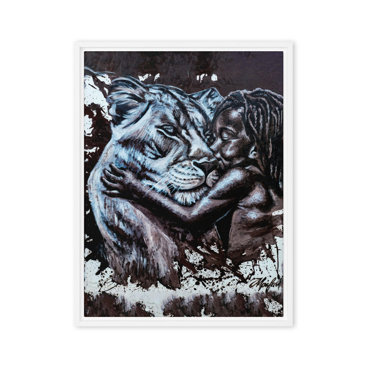 Leinwand - His Mother, Nokuthula M Mpofu Weiß / 61x81 cm (24″×32″) artlia