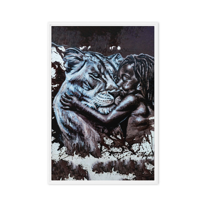Leinwand - His Mother, Nokuthula M Mpofu Weiß / 61x91 cm (24″×36″) artlia