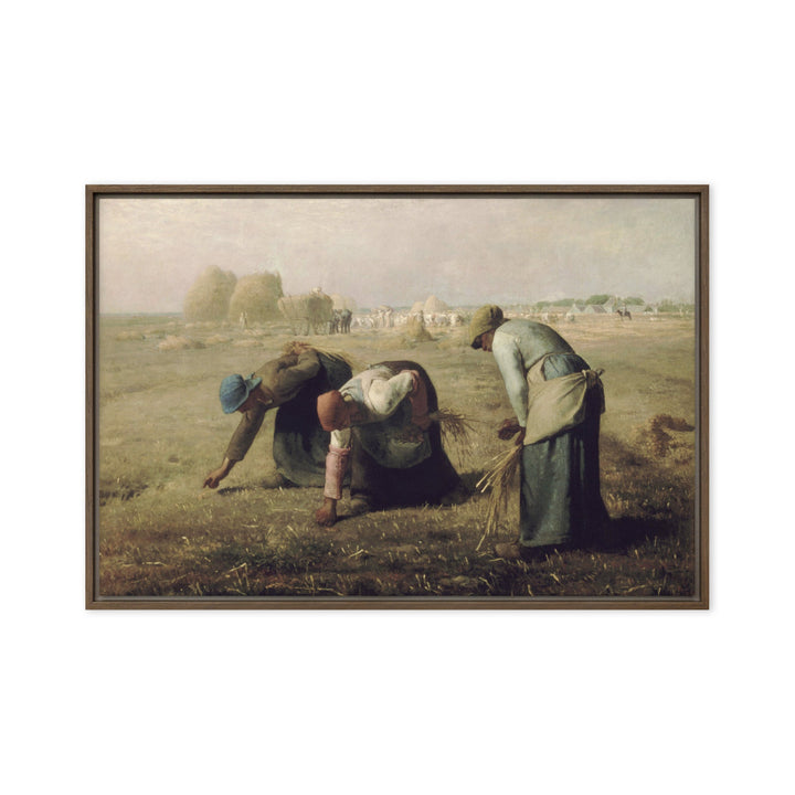 Leinwand - Jean-François Millet, Die Ährenleserinnen Braun / 51x76 cm (20″×30″) artlia