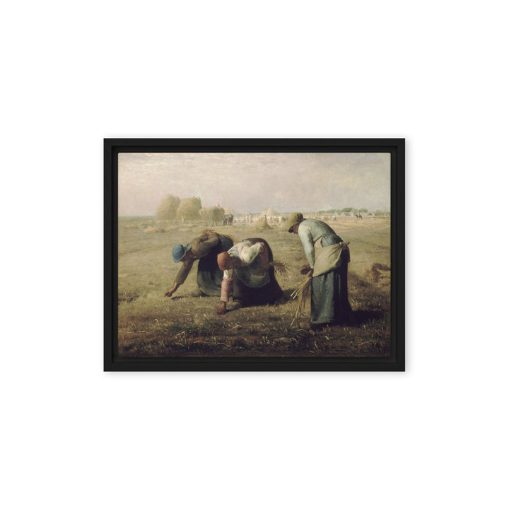 Leinwand - Jean-François Millet, Die Ährenleserinnen Schwarz / 31x41 cm (12″×16″) artlia