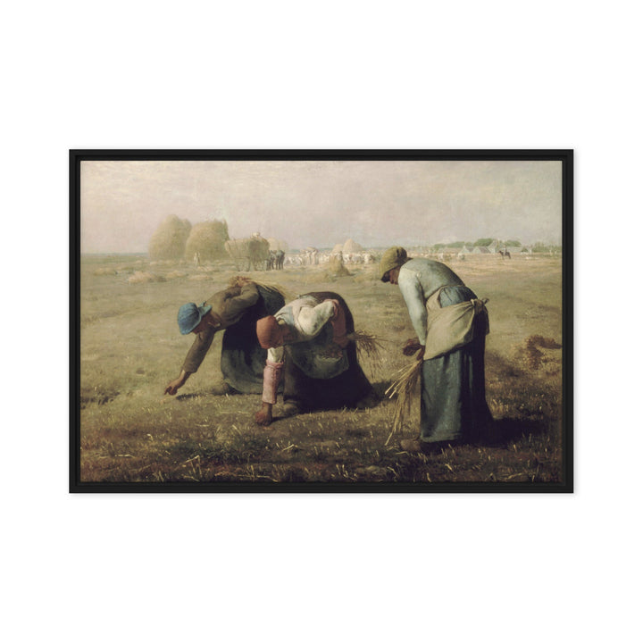 Leinwand - Jean-François Millet, Die Ährenleserinnen Schwarz / 51x76 cm (20″×30″) artlia