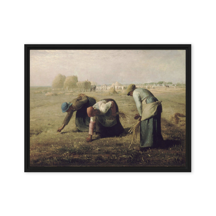Leinwand - Jean-François Millet, Die Ährenleserinnen Schwarz / 61x81 cm (24″×32″) artlia