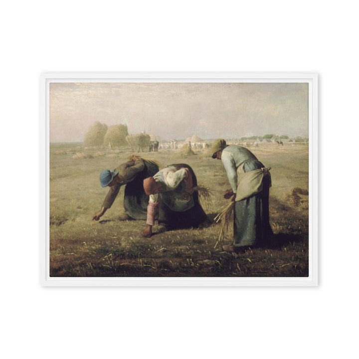 Leinwand - Jean-François Millet, Die Ährenleserinnen Weiß / 46x61 cm (18″×24″) artlia