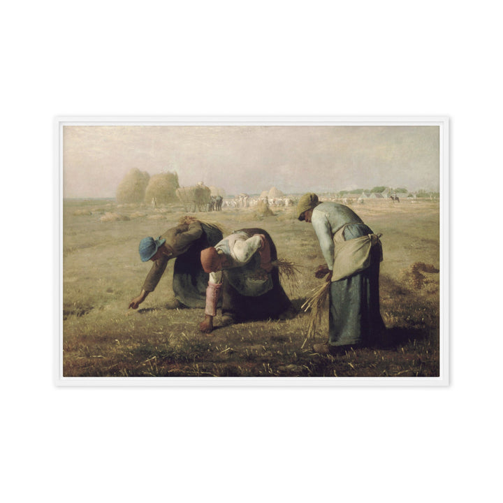 Leinwand - Jean-François Millet, Die Ährenleserinnen Weiß / 51x76 cm (20″×30″) artlia