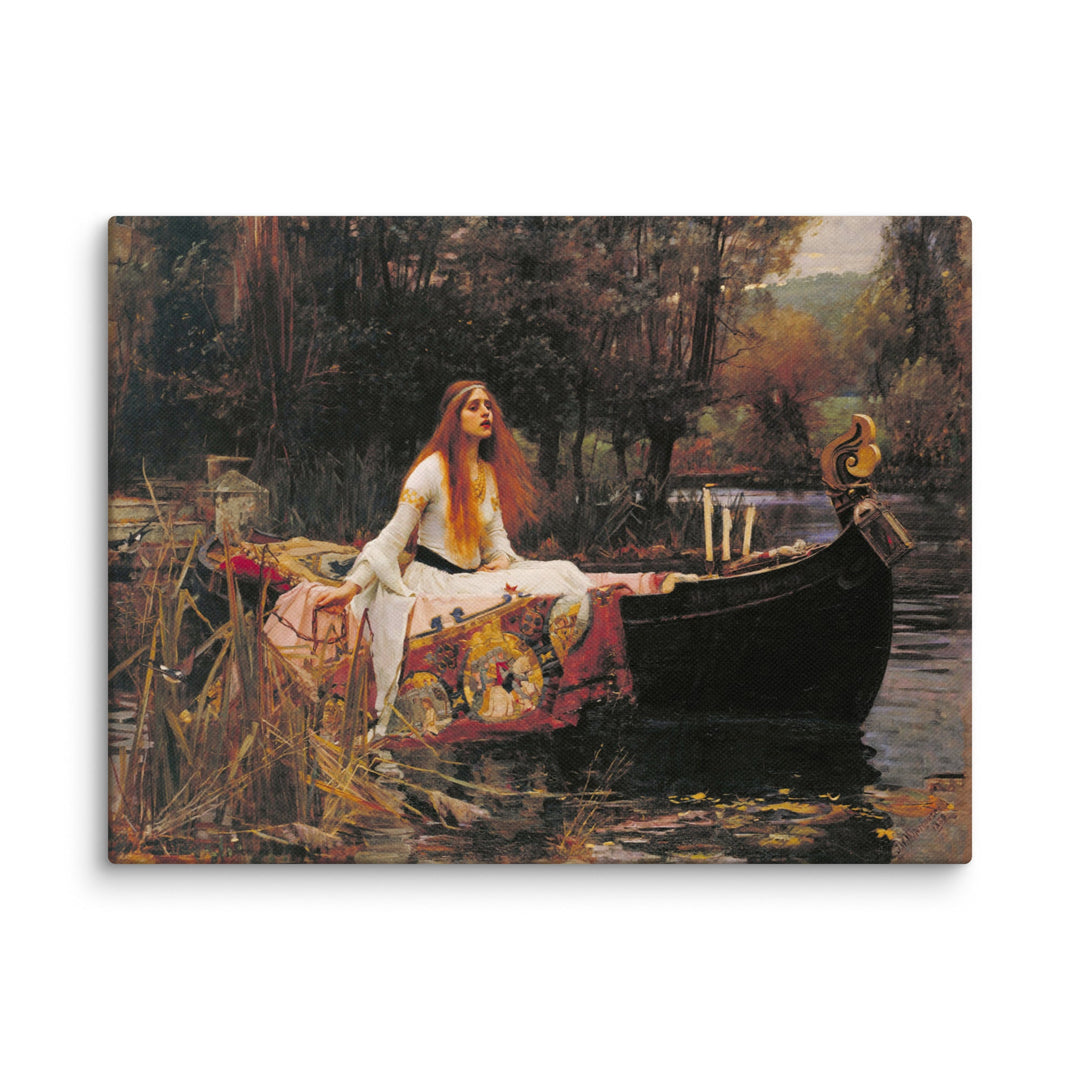 Leinwand - John William Waterhouse, Die Dame von Shalott John William Waterhouse ohne Rahmen / 31x41 cm (12″×16″) artlia