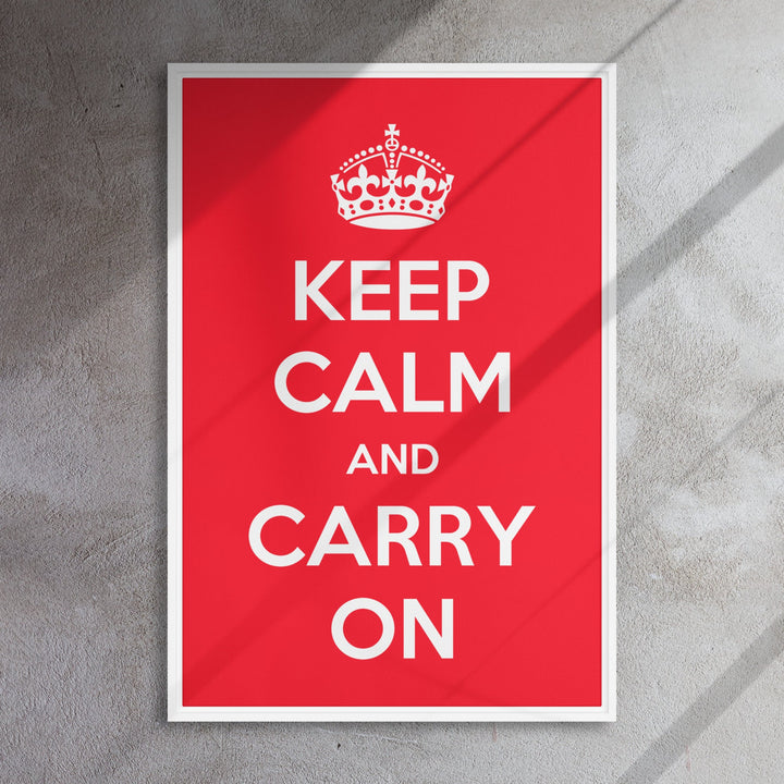 Leinwand - Keep Calm and Carry on artlia