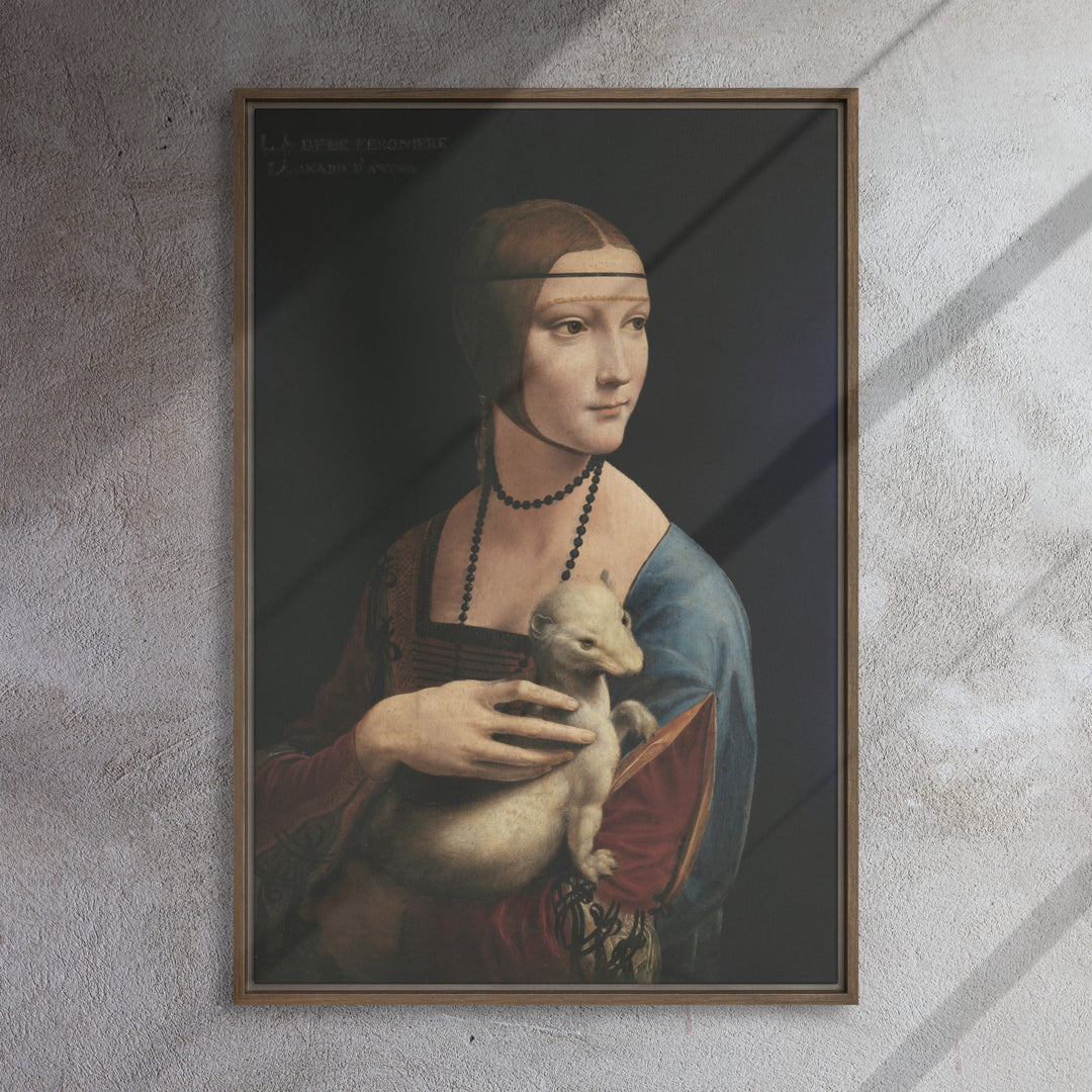 Leinwand - Leonardo da Vinci, Dame mit dem Hermelin artlia