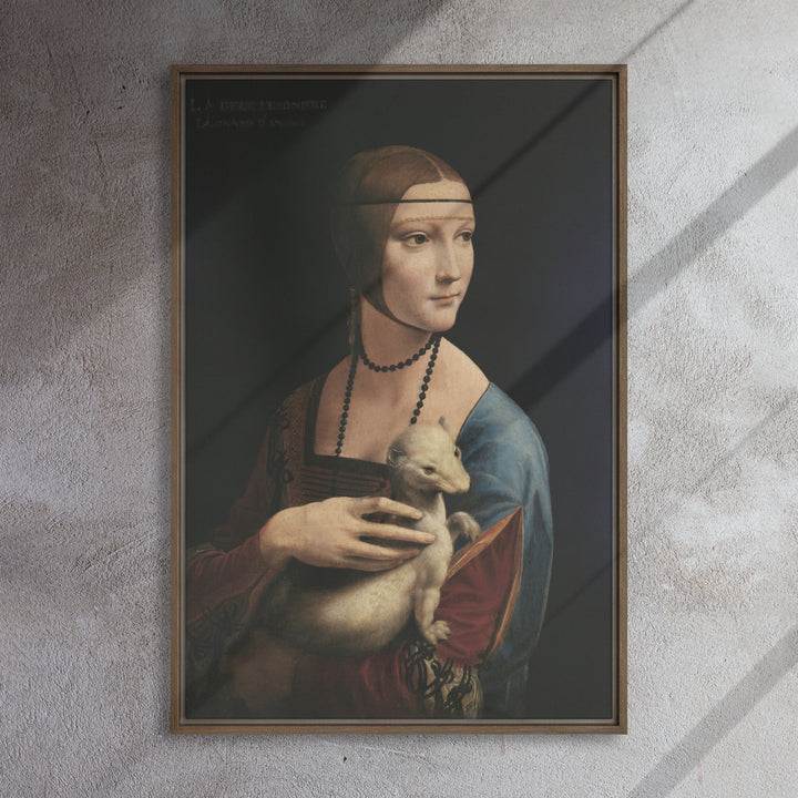 Leinwand - Leonardo da Vinci, Dame mit dem Hermelin artlia
