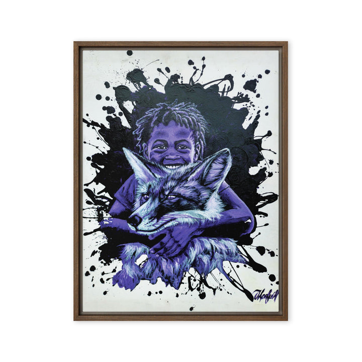 Leinwand - Mischief Core, Nokuthula M Mpofu Braun / 46x61 cm (18″×24″) artlia